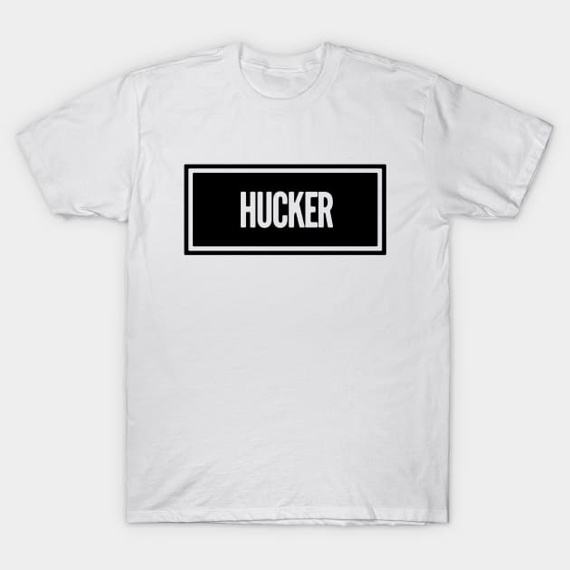 Hucker Bold Box Logo T-Shirt by Hucker Apparel